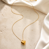 Cora Heart Pendant product view [finish:gold]