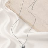 Cora Heart Pendant product view [finish:silver]