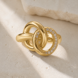 Lumiere Pavé Ring detail view
