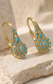 Isola Mosaic Earrings detail view