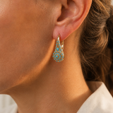 Model wearing Isola Mosaic Earrings