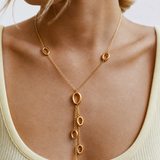 Ardea Geometric Necklace detail view