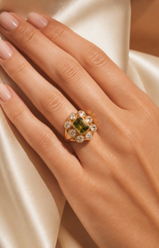 Miro Geometric Ring worn detail
