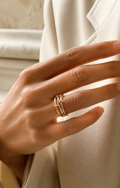Model wearing Prisma Colour Ring