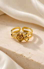 Lior Gold-Plated Steel Ring jewelry product view