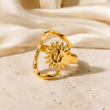 Perrin Gold-Plated Steel Ring jewelry product view