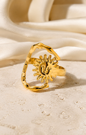 Perrin Gold-Plated Steel Ring jewelry product view