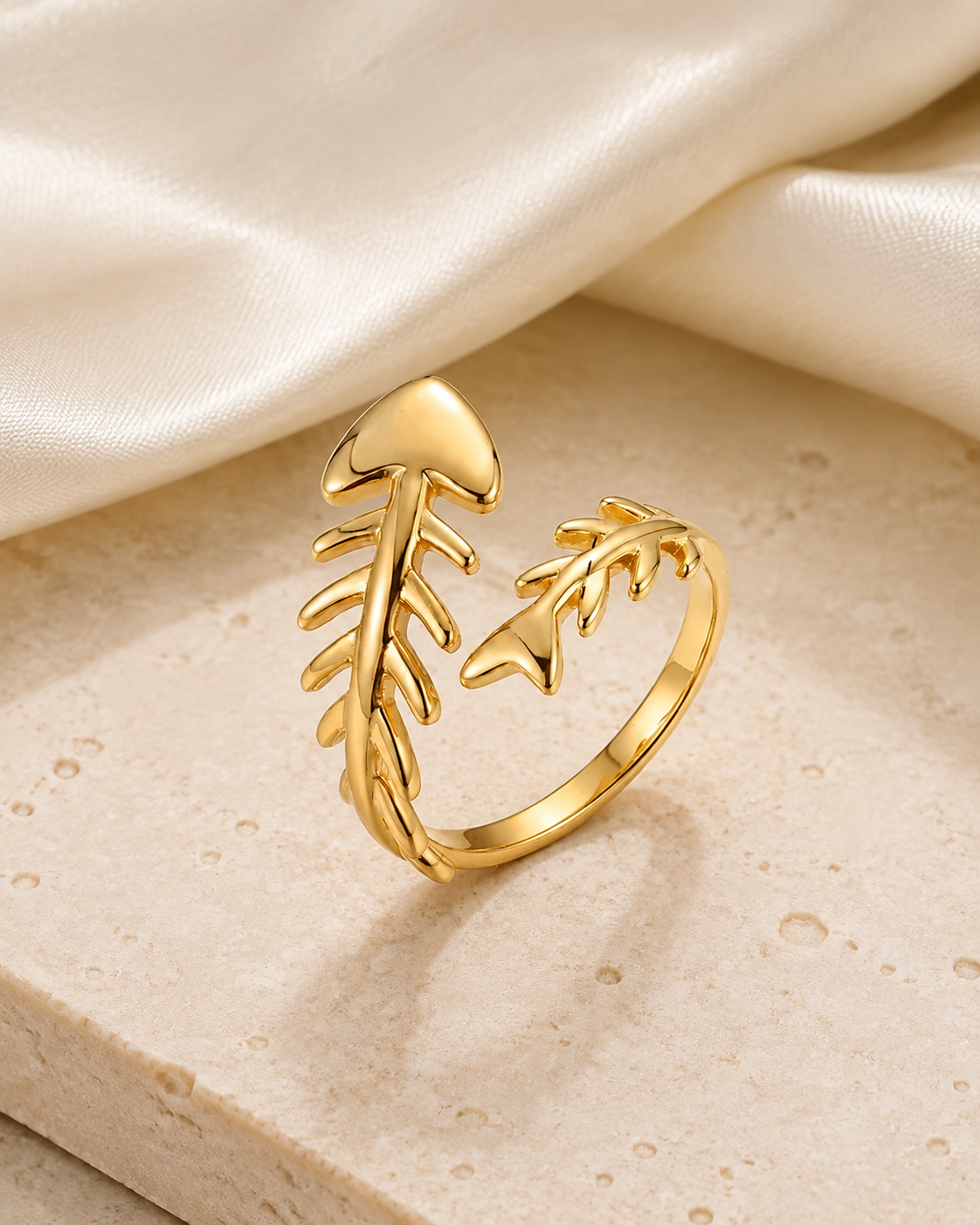 Winslow Gold-Plated Steel Ring jewelry product view