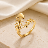 Winslow Gold-Plated Steel Ring jewelry product view