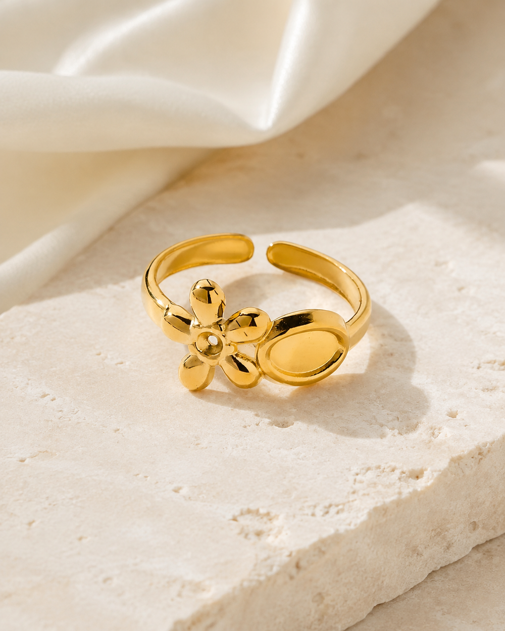 Liora Adjustable Gold Ring jewelry product view