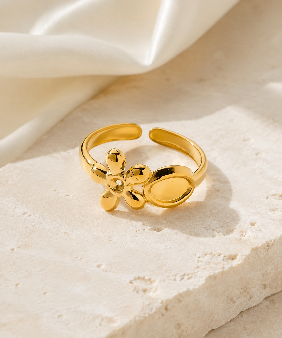 Liora Adjustable Gold Ring jewelry product view