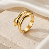 Ilona Adjustable Gold Ring jewelry product view