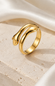 Ilona Adjustable Gold Ring jewelry product view