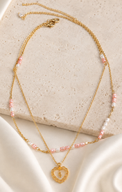Liora Pearl Heart Necklace — Style Selection close detail