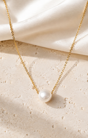 Liora Pearl Heart Necklace — Edition 3 jewelry product view