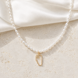 Liora Pearl Heart Necklace — No. 2 jewelry product view
