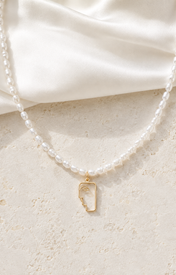 Liora Pearl Heart Necklace — No. 2 jewelry product view