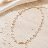 Liora Pearl Heart Necklace — No. 3 close detail