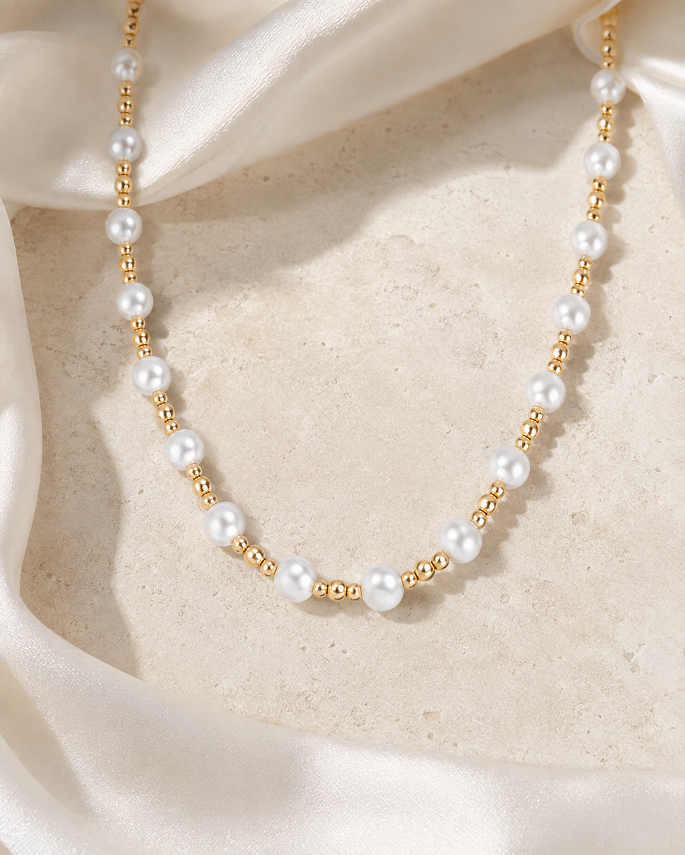 Liora Pearl Heart Necklace — No. 3 jewelry product view
