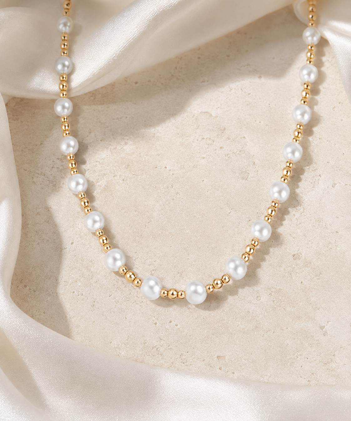 Liora Pearl Heart Necklace — No. 3 jewelry product view