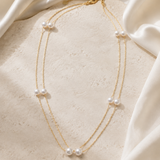Liora Pearl Heart Necklace — No. 4 close detail