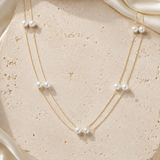 Liora Pearl Heart Necklace — No. 4 jewelry product view