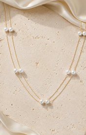Liora Pearl Heart Necklace — No. 4 jewelry product view