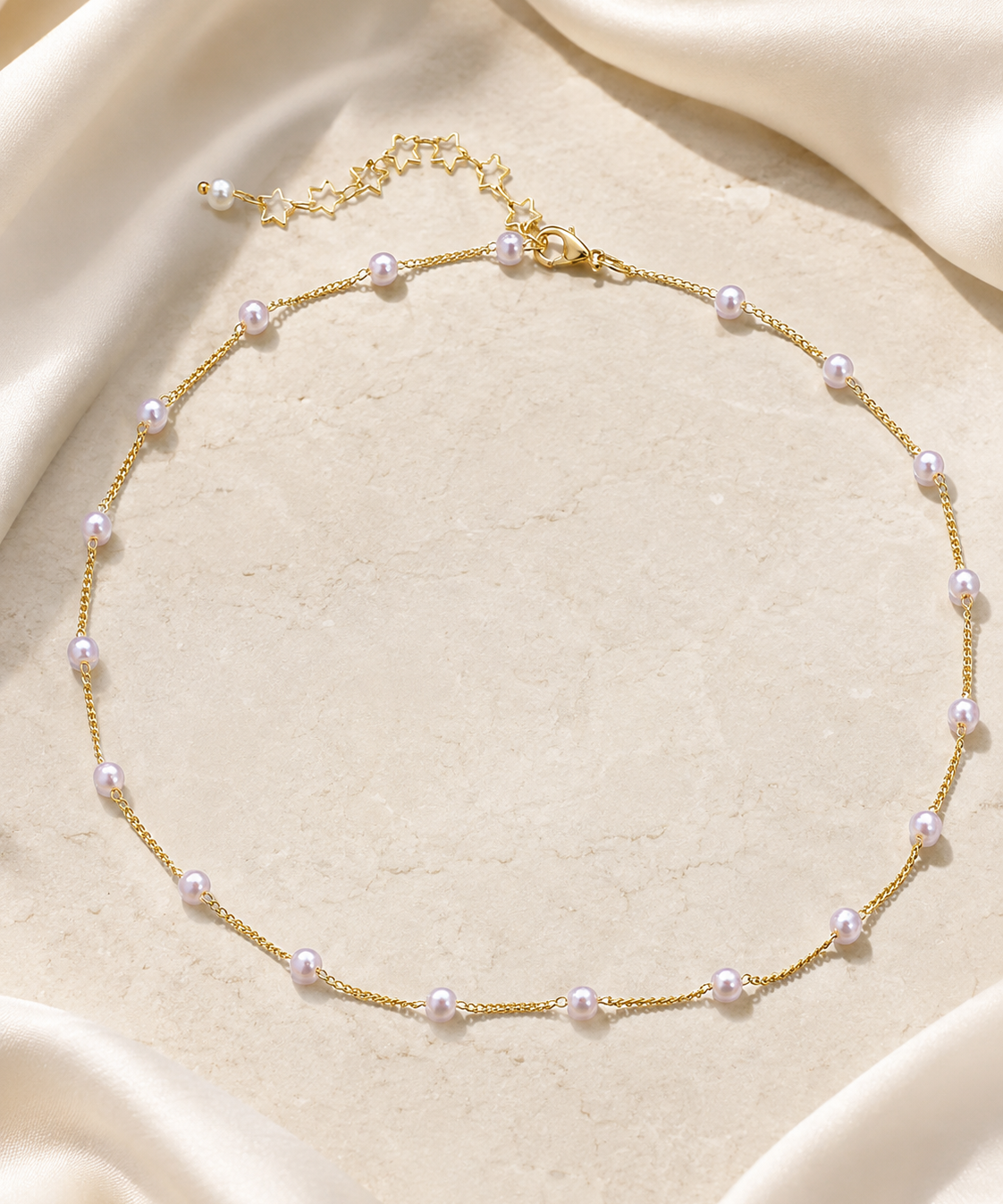 Liora Pearl Heart Necklace — No. 60 jewelry product view