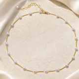 Liora Pearl Heart Necklace — No. 60 jewelry product view