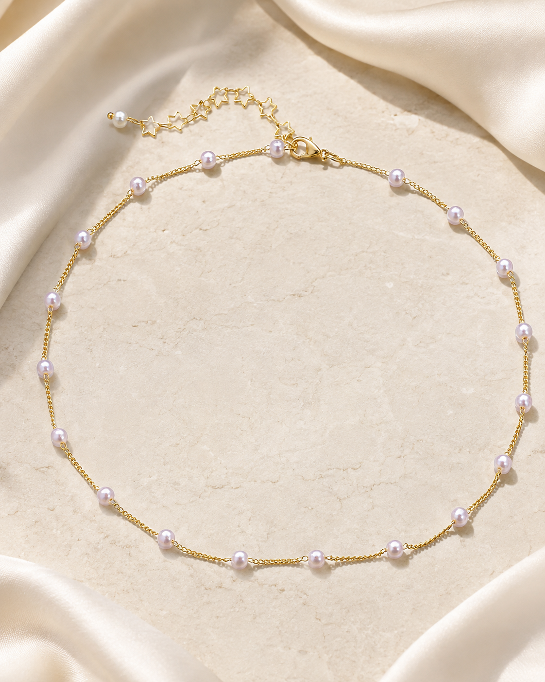 Liora Pearl Heart Necklace — No. 60 jewelry product view