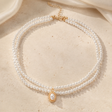 Liora Pearl Heart Necklace — Edition 6 jewelry product view