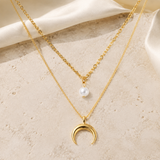 Liora Pearl Heart Necklace — Edition 7 jewelry product view