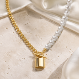 Liora Pearl Heart Necklace — Edition 9 jewelry product view