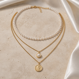 Liora Pearl Heart Necklace — No. 23 jewelry product view