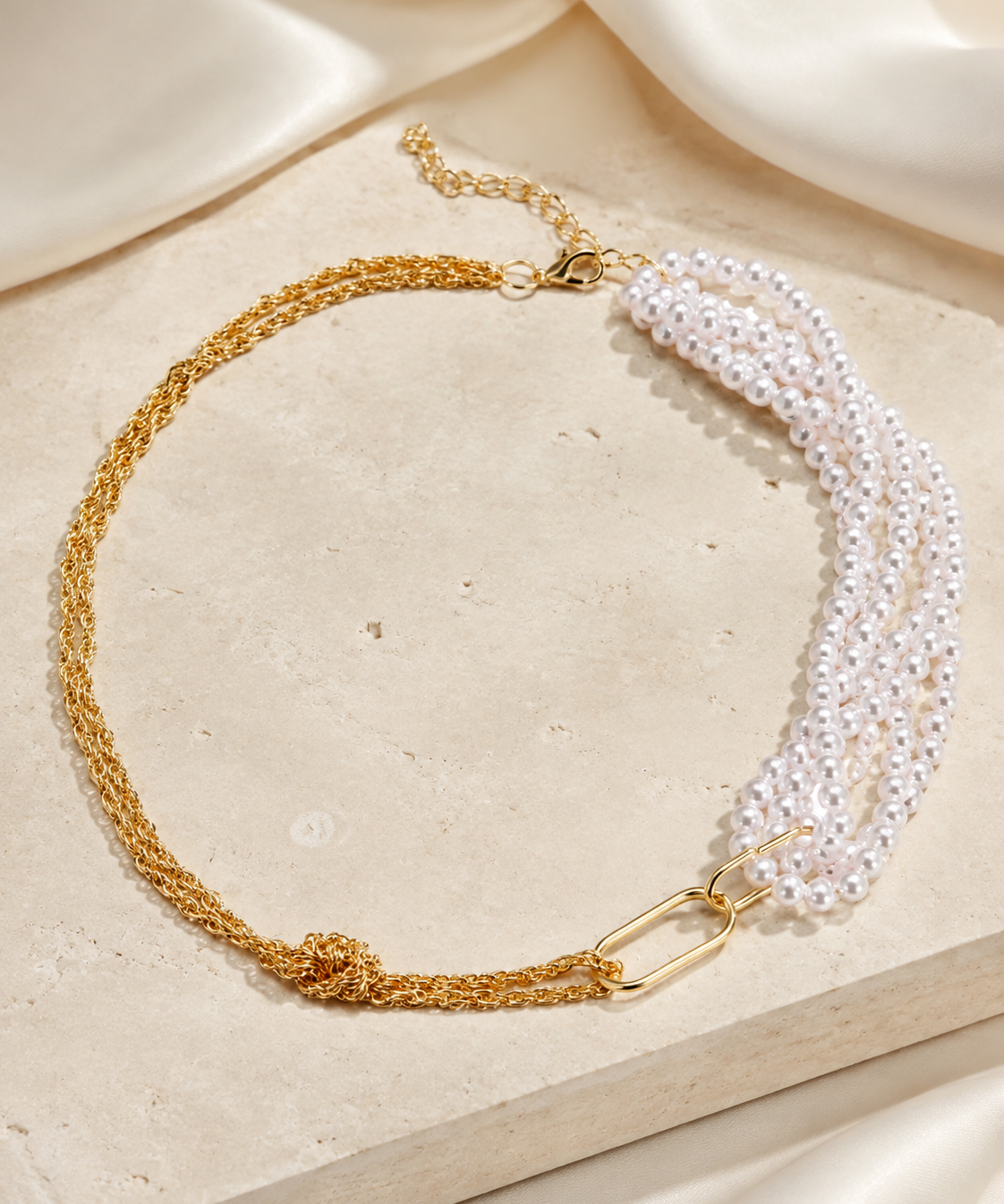 Liora Pearl Heart Necklace — Edition 10 close detail