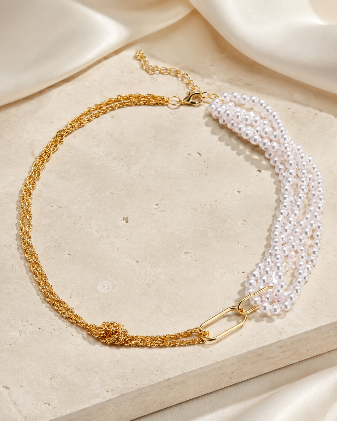 Liora Pearl Heart Necklace — Edition 10 close detail