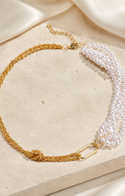 Liora Pearl Heart Necklace — Edition 10 close detail