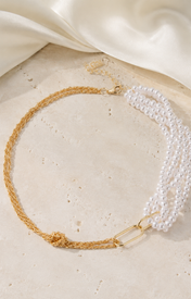 Liora Pearl Heart Necklace — Edition 10 jewelry product view