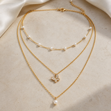 Liora Pearl Heart Necklace — No. 28 close detail