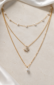 Liora Pearl Heart Necklace — No. 28 jewelry product view