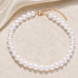 Liora Pearl Heart Necklace — No. 34 close detail