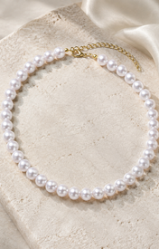 Liora Pearl Heart Necklace — No. 34 jewelry product view