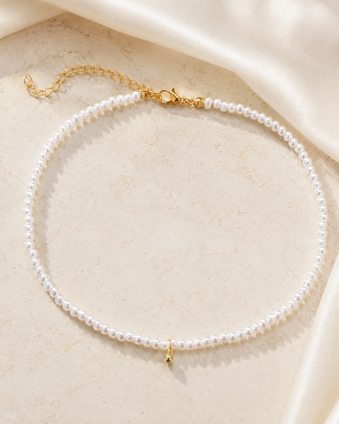 Liora Pearl Heart Necklace — Edition 11 jewelry product view