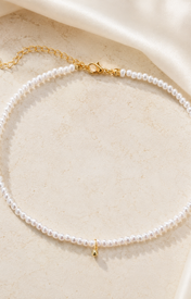 Liora Pearl Heart Necklace — Edition 11 jewelry product view