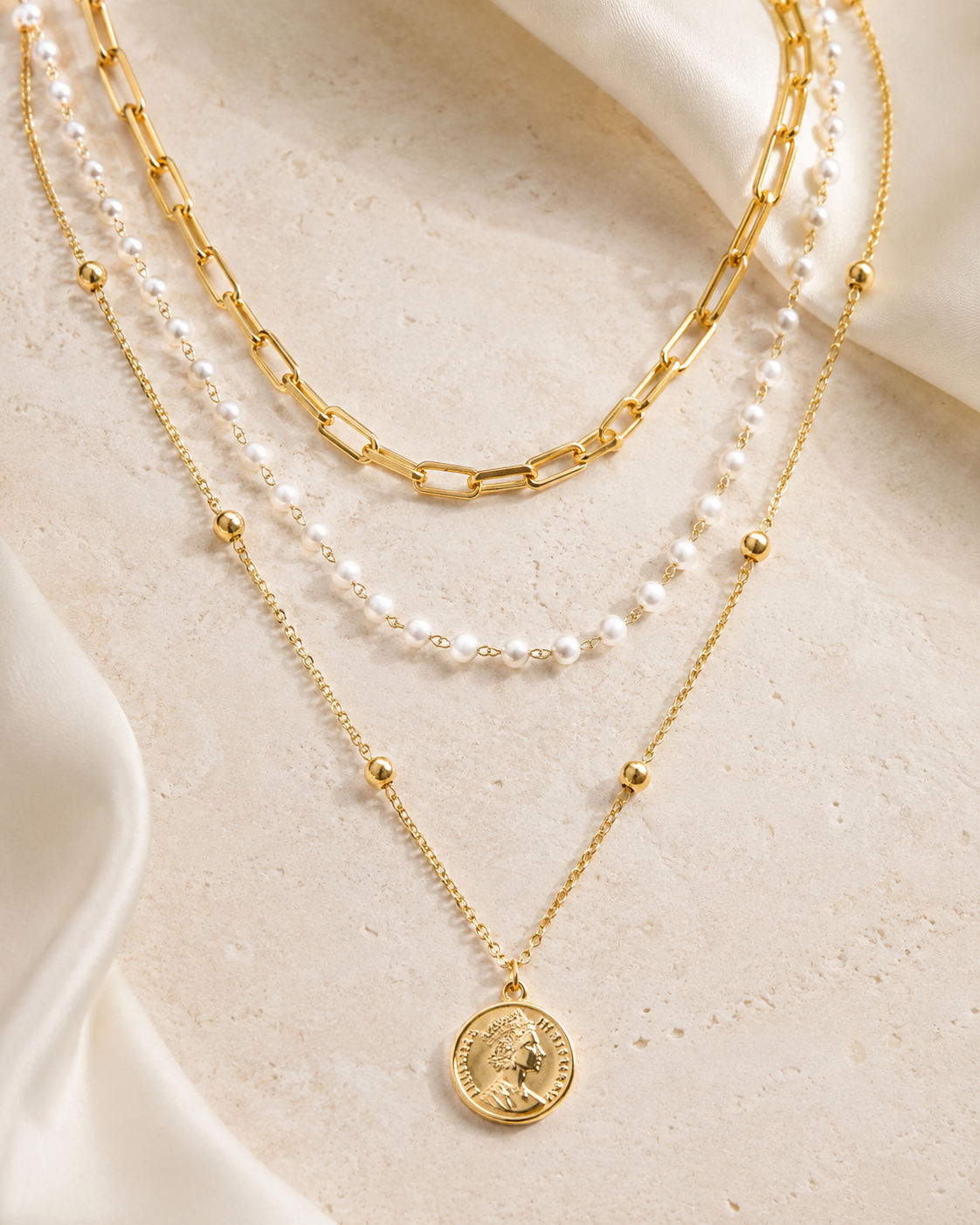 Liora Pearl Heart Necklace — Edition 12 close detail