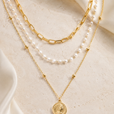 Liora Pearl Heart Necklace — Edition 12 close detail
