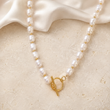 Liora Pearl Heart Necklace — Edition 13 jewelry product view