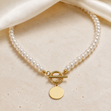 Liora Pearl Heart Necklace — Edition 14 jewelry product view