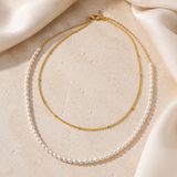 Liora Pearl Heart Necklace — Edition 15 close detail