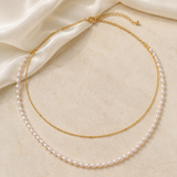 Liora Pearl Heart Necklace — Edition 15 jewelry product view